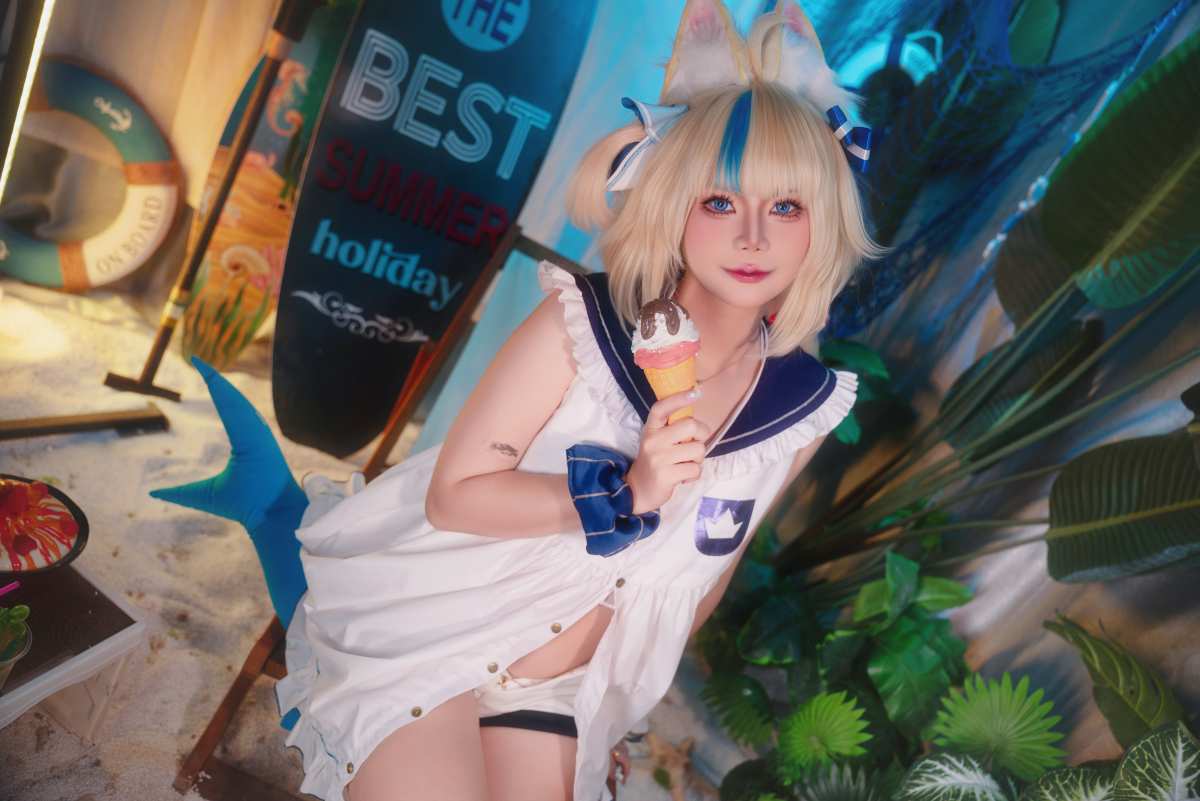 夏日海滩cosplay