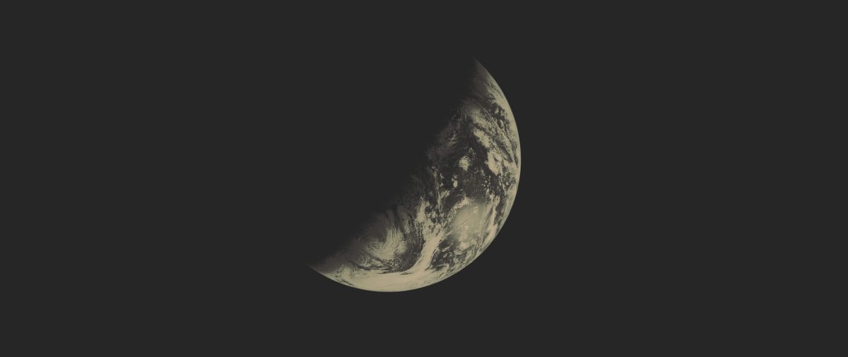 太空中的地球