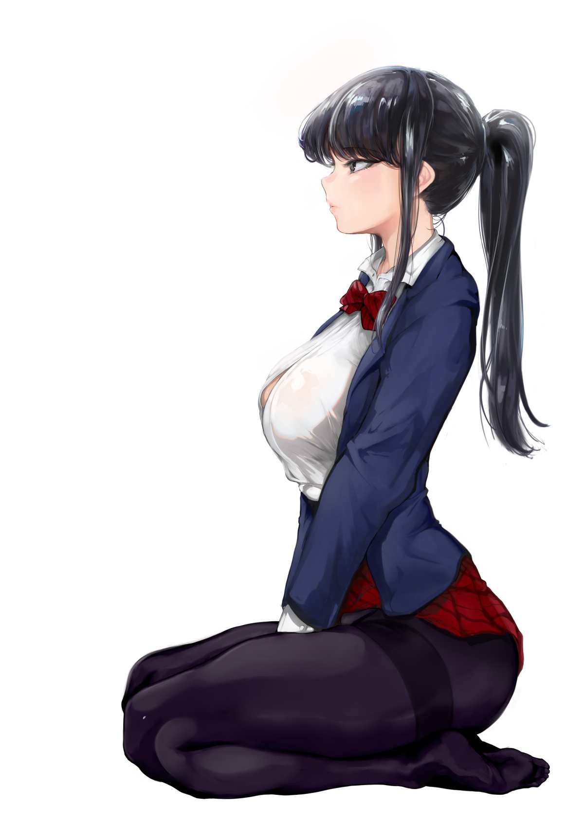二次元少女侧脸