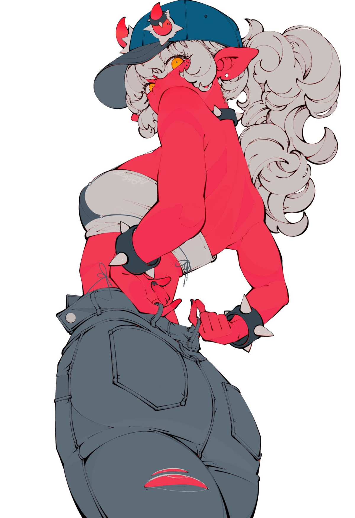 红皮肤恶魔少女
