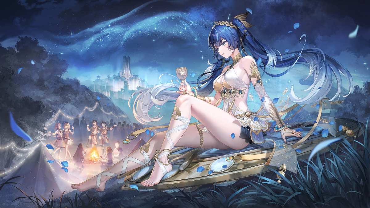 星夜下的女神