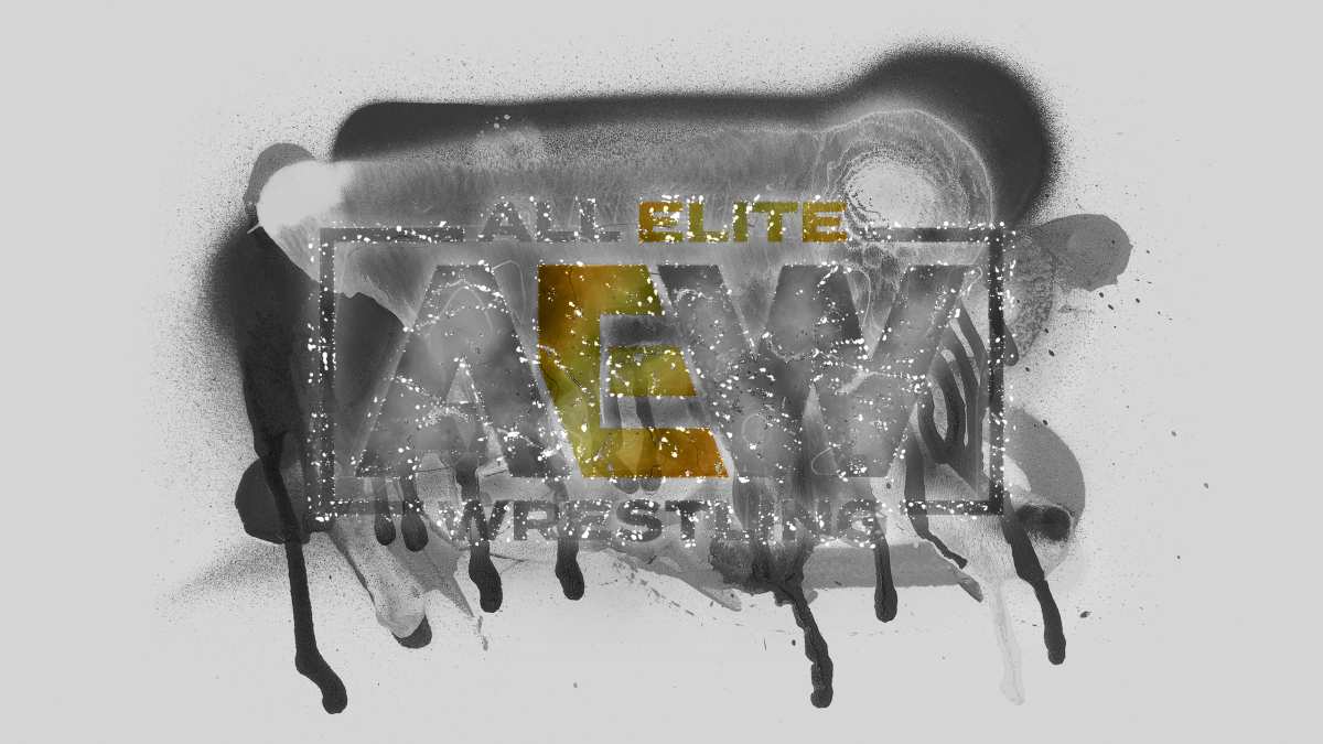 AEW摔角喷漆艺术壁纸