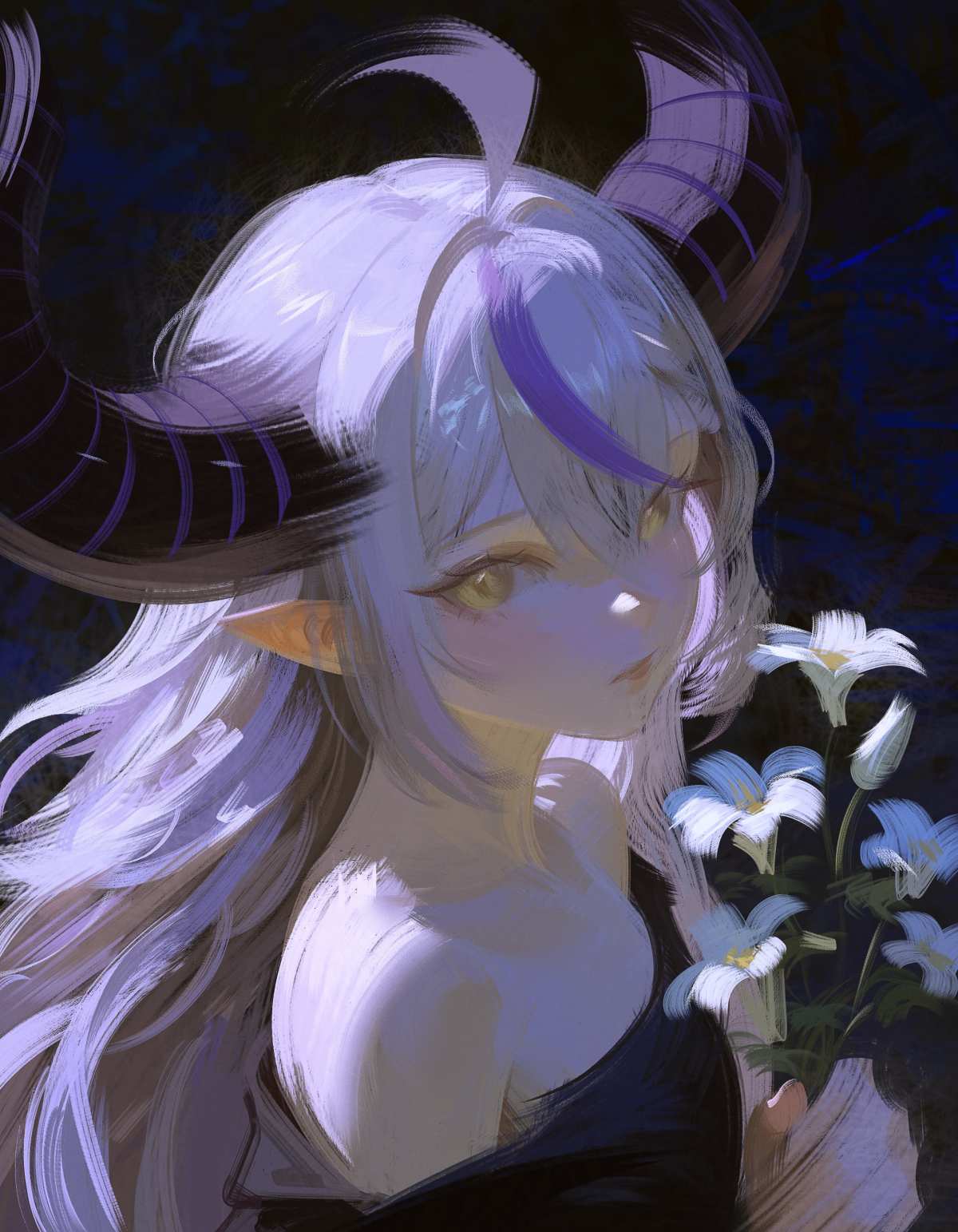 银发恶魔少女