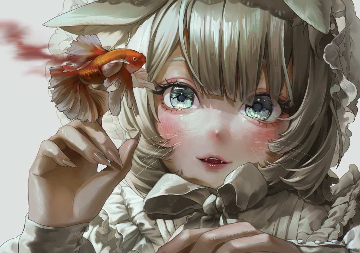 金鱼与少女