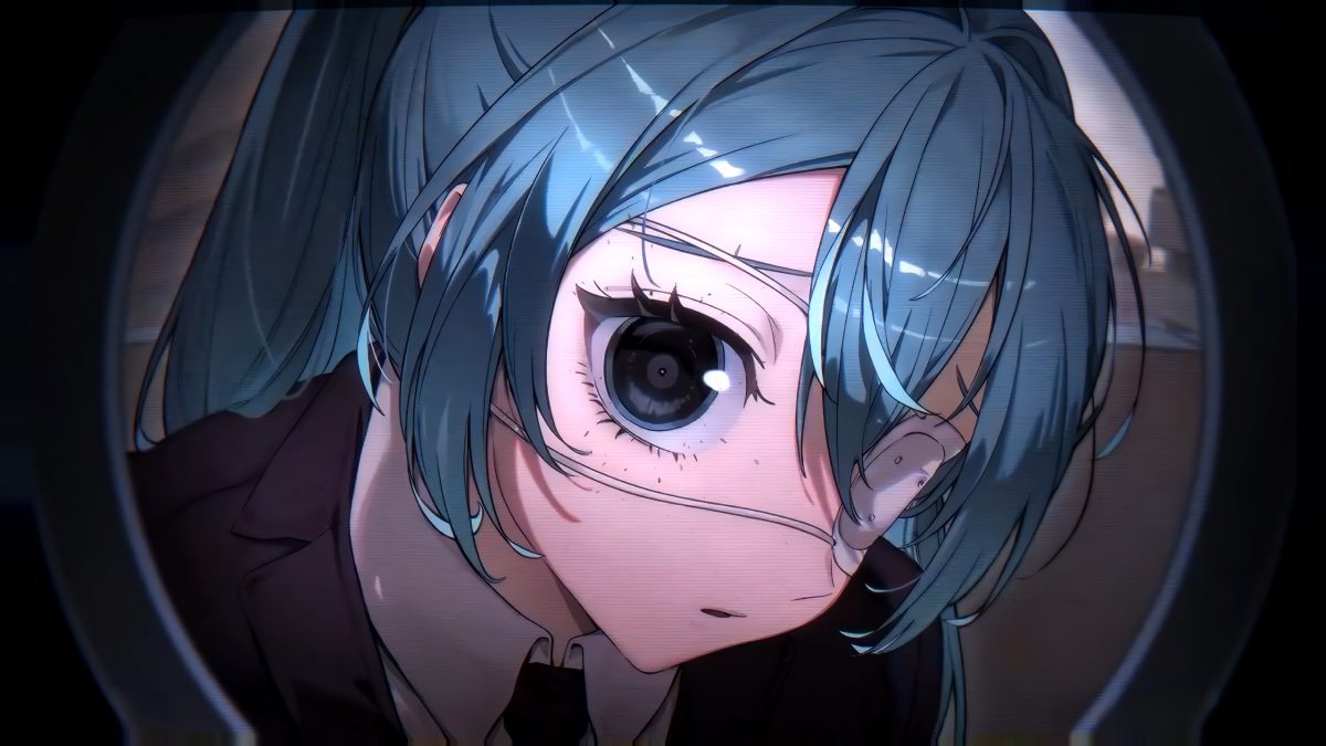 蓝发少女