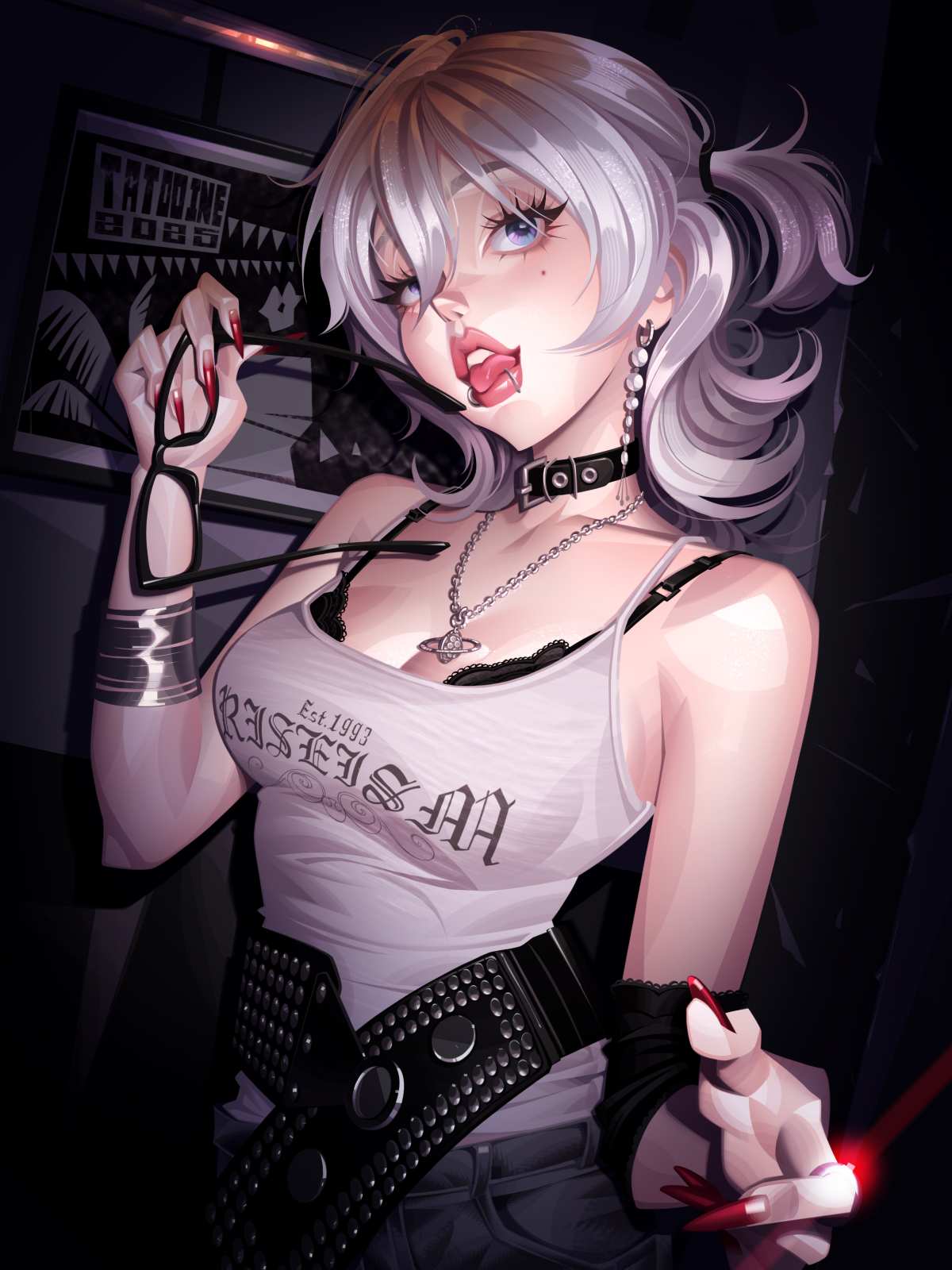 银发少女