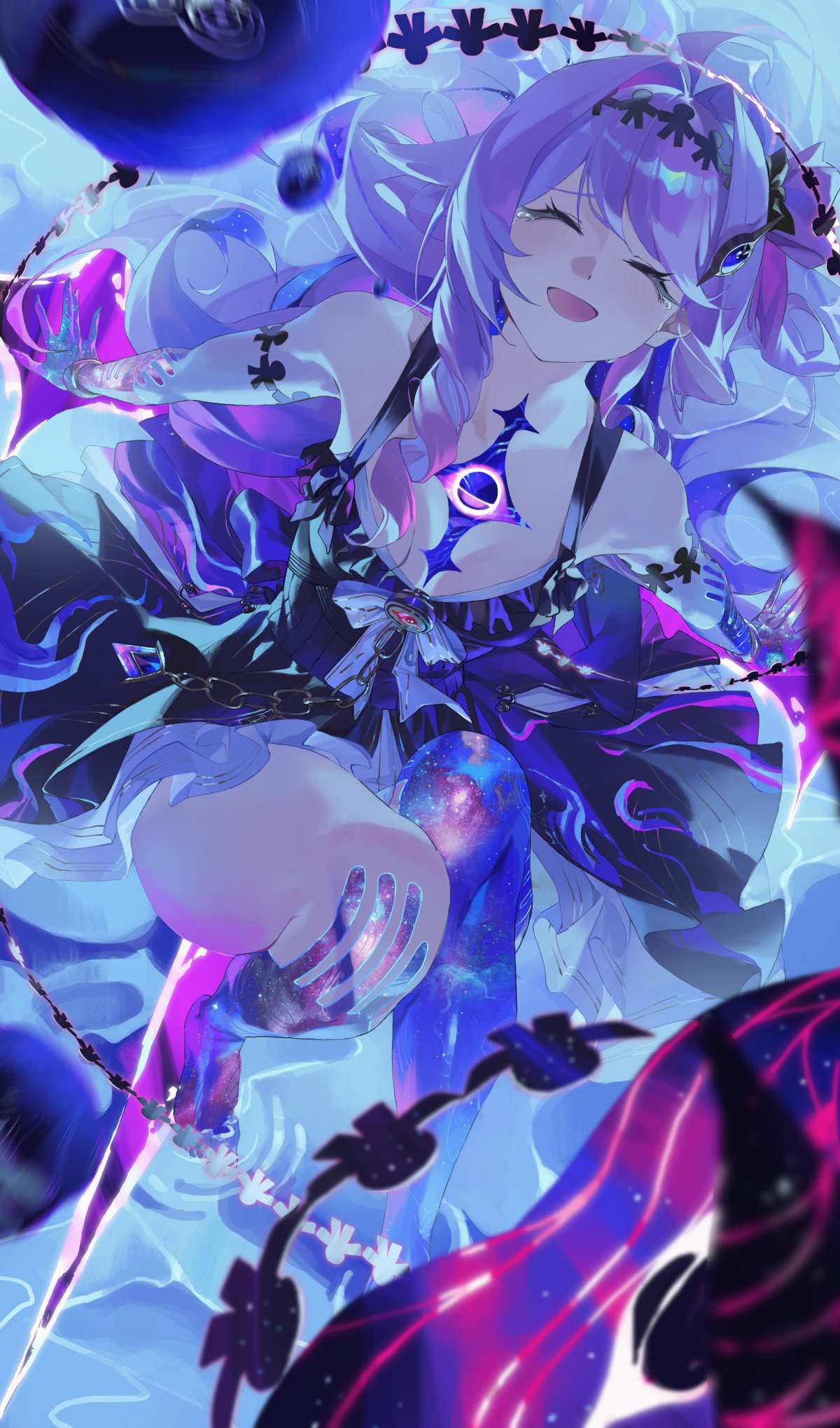 紫发少女