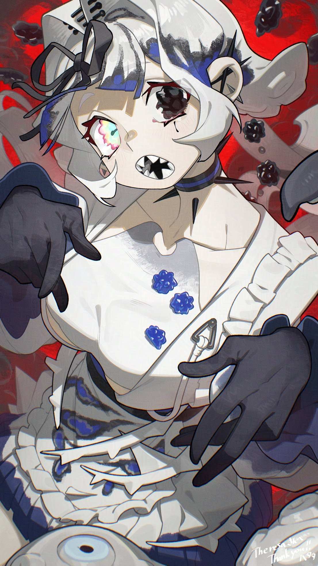 异色瞳少女