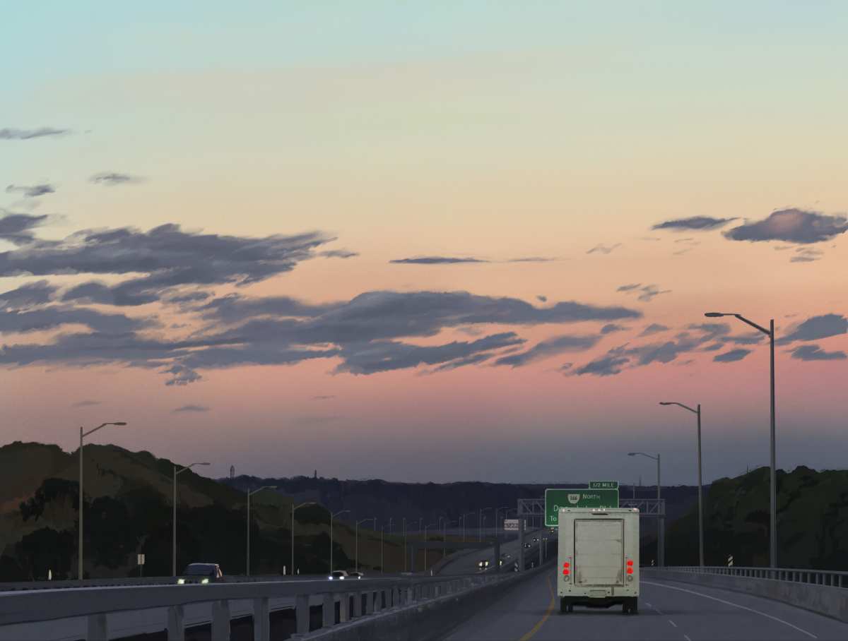 日落高速公路