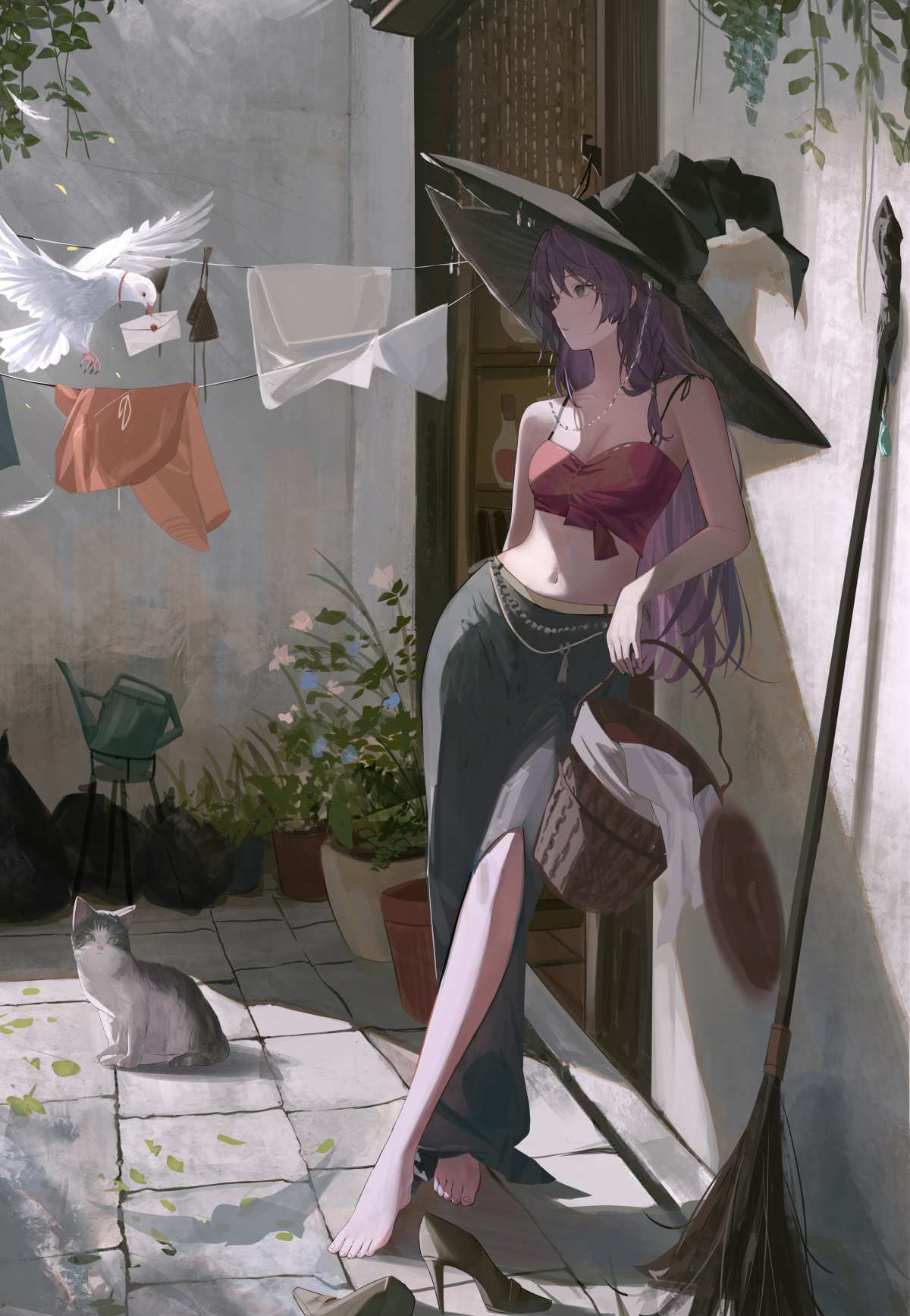 阳光下的魔法少女
