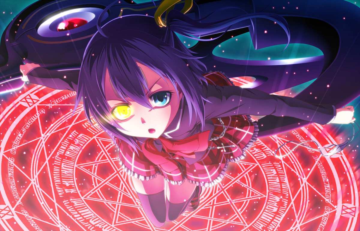 异色瞳少女魔法圈