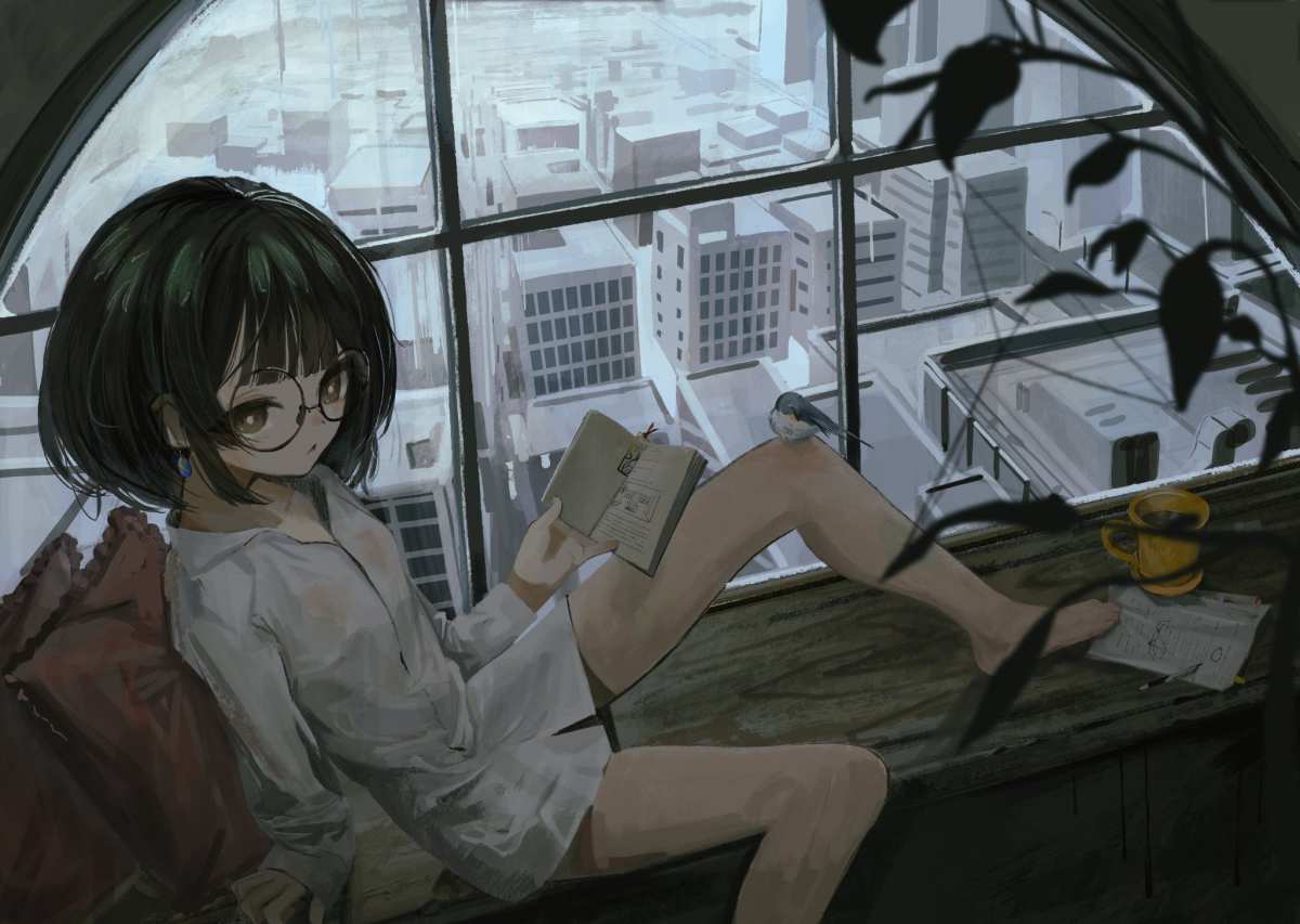 窗边阅读时光