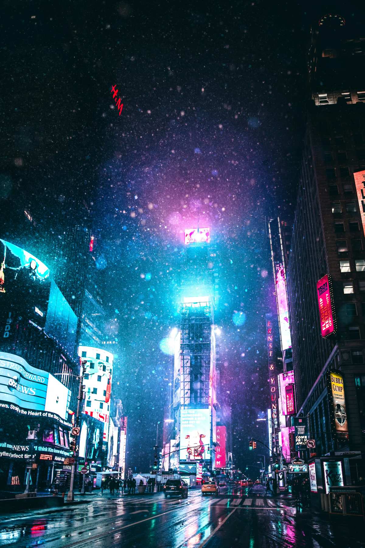 纽约时代广场夜景