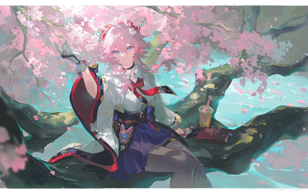 樱花树下