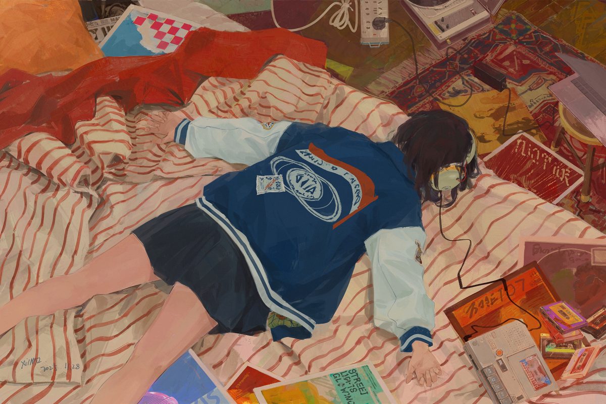 耳机女孩