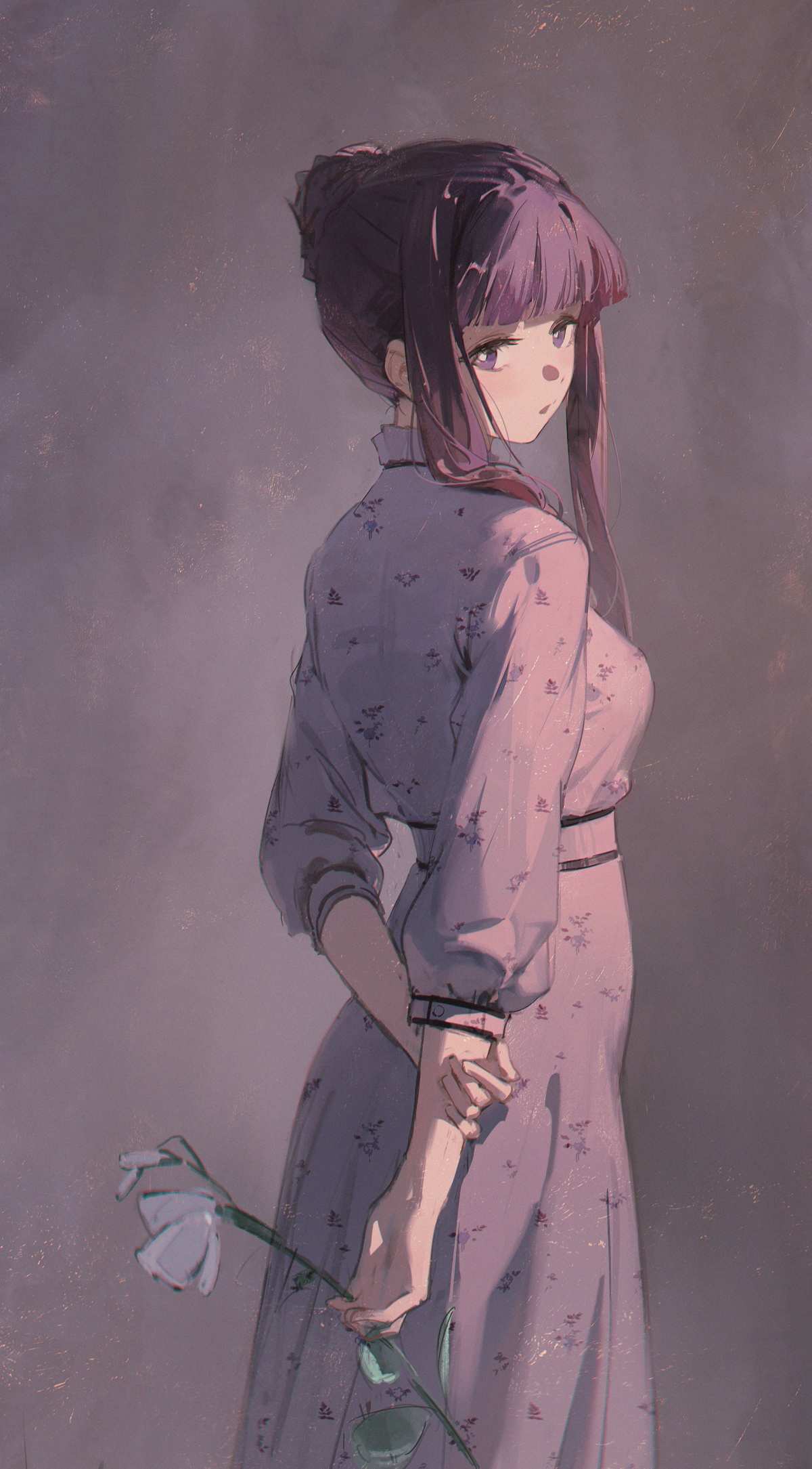 紫发少女