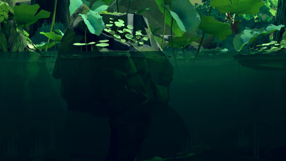 水下绿意壁纸