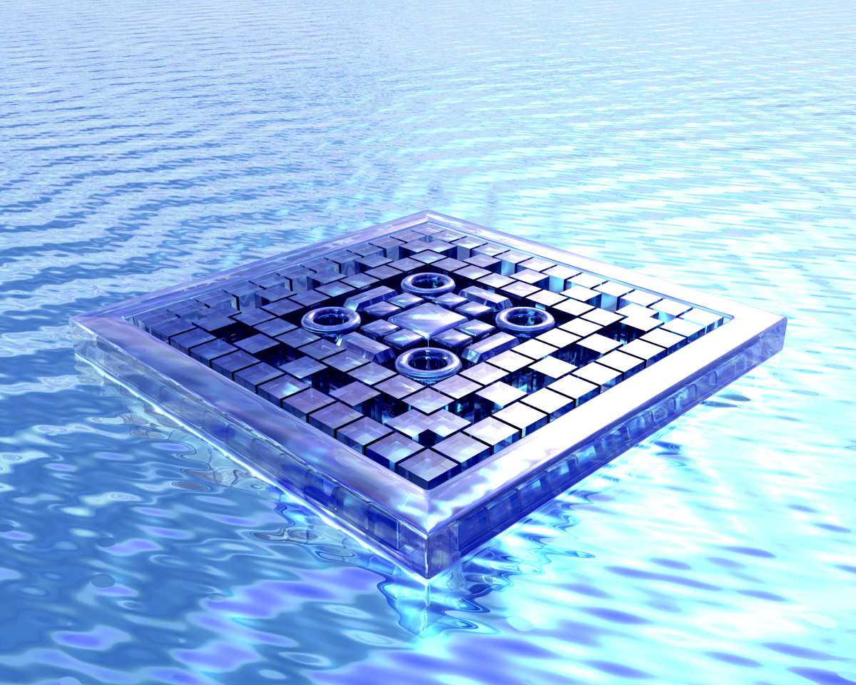 未来科技海洋立方体