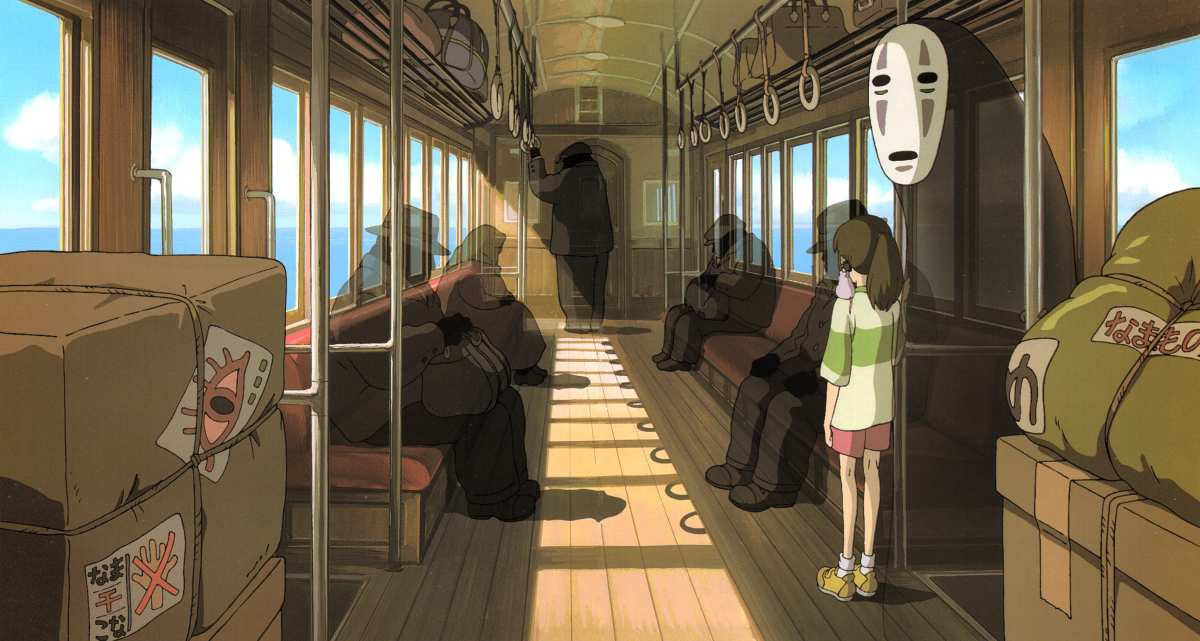 千与千寻列车车厢