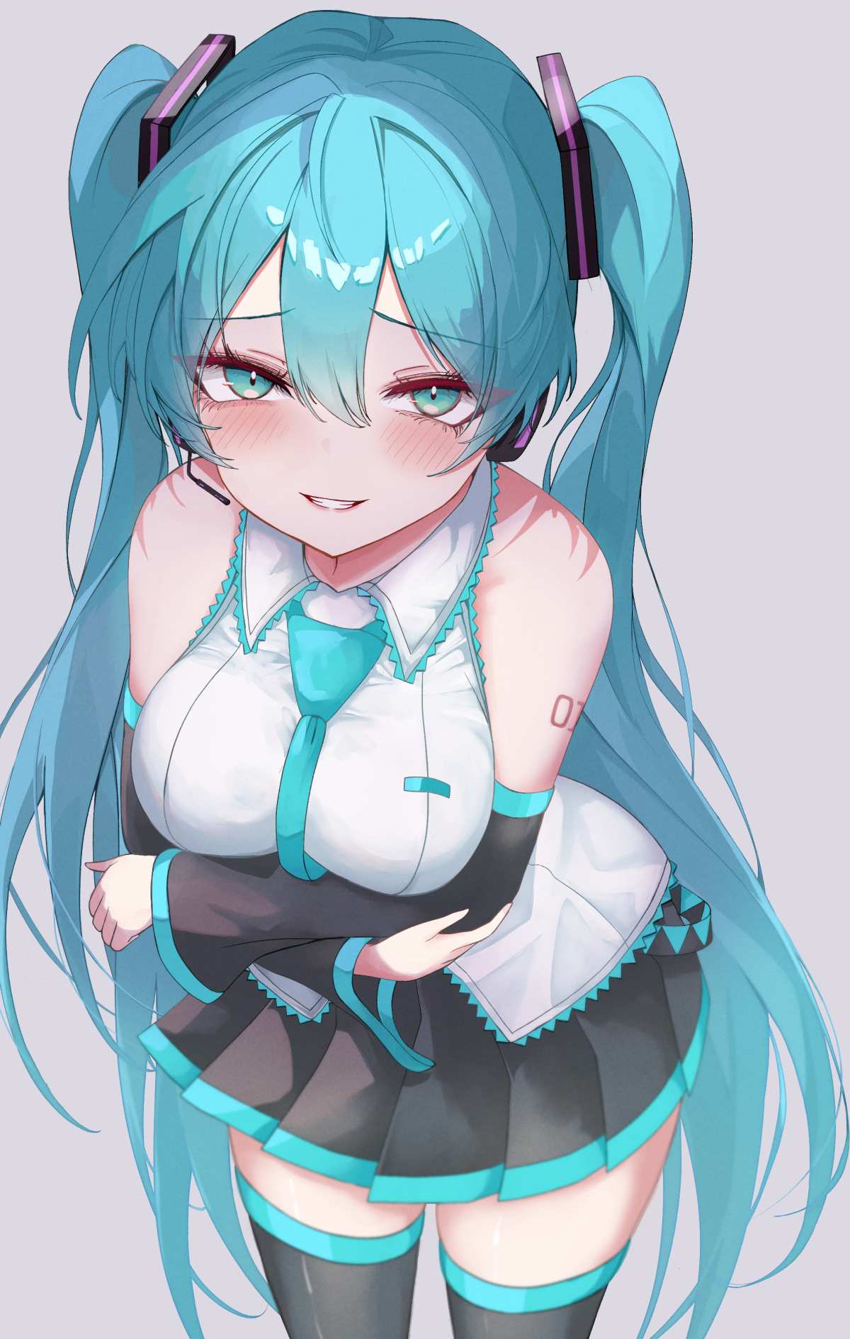 蓝发少女动态壁纸