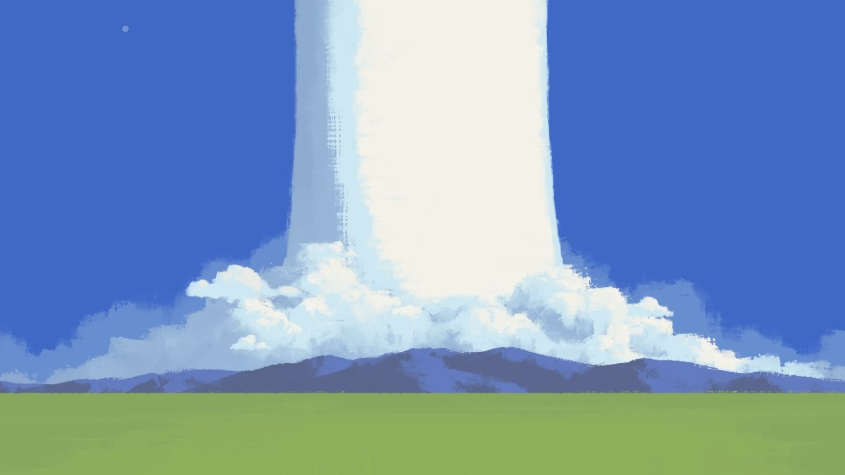 极简天空柱