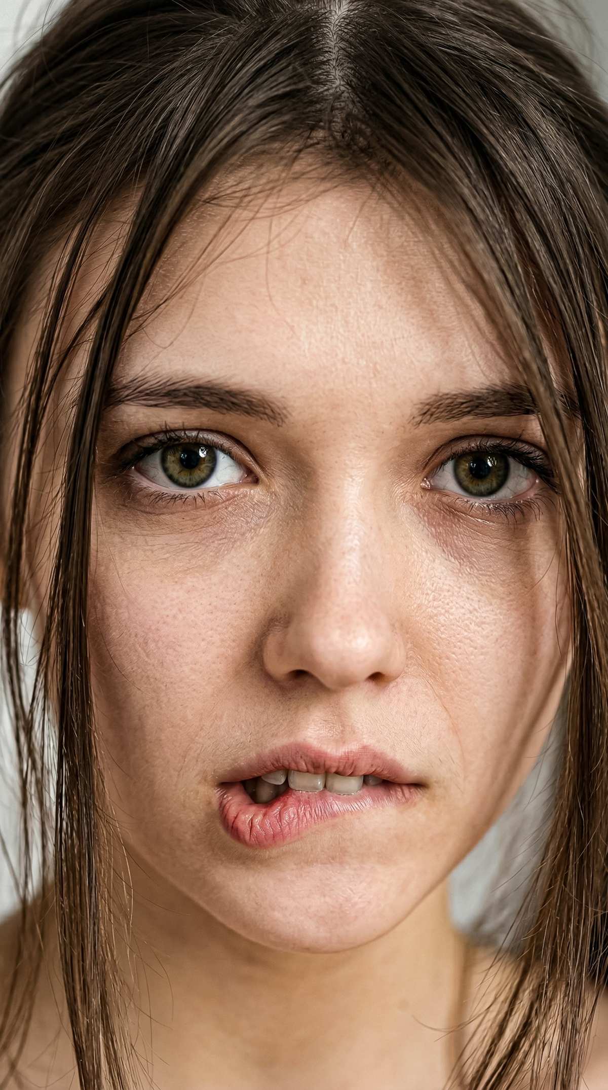 湿发女子