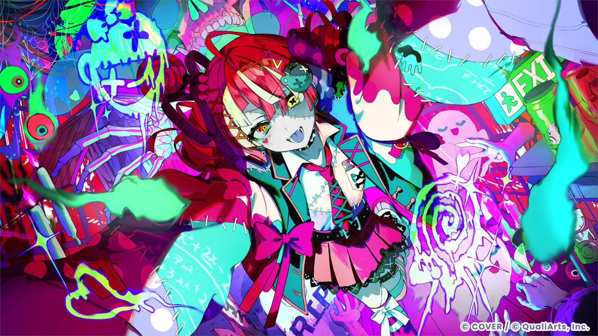 多彩动漫女孩壁纸