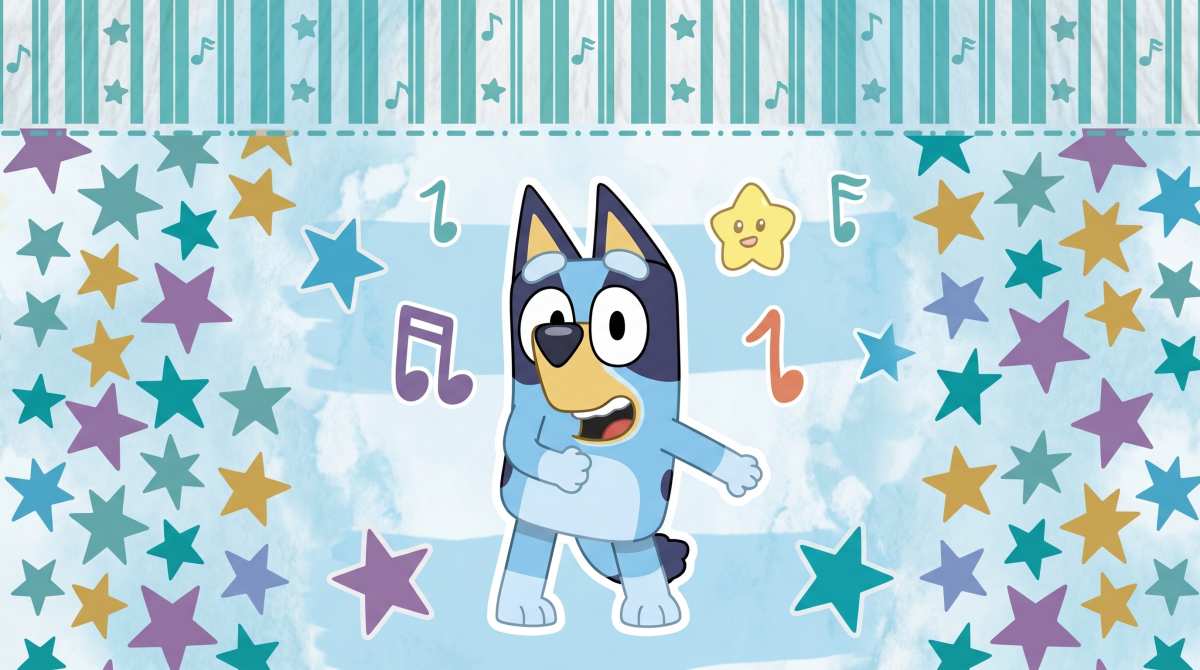 蓝巴迪与星星音乐壁纸