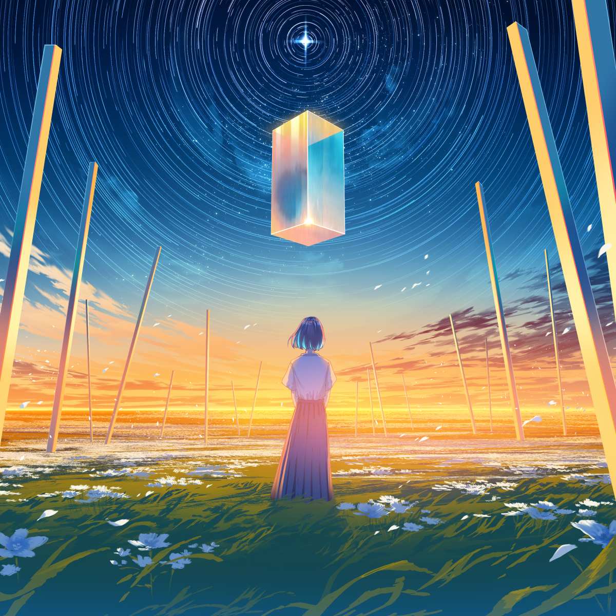 星空下的梦幻女孩