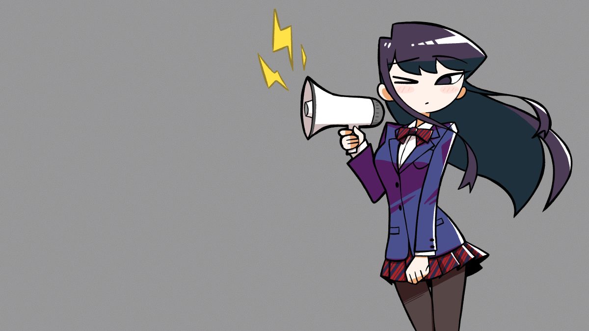 紫发少女喇叭手
