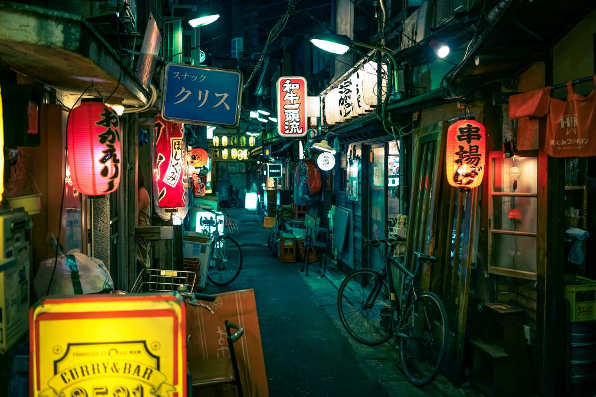 东京街头夜景