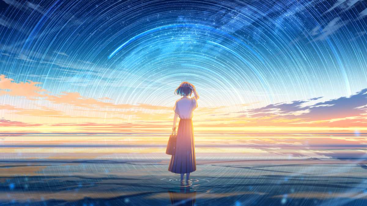 星轨下的沉思