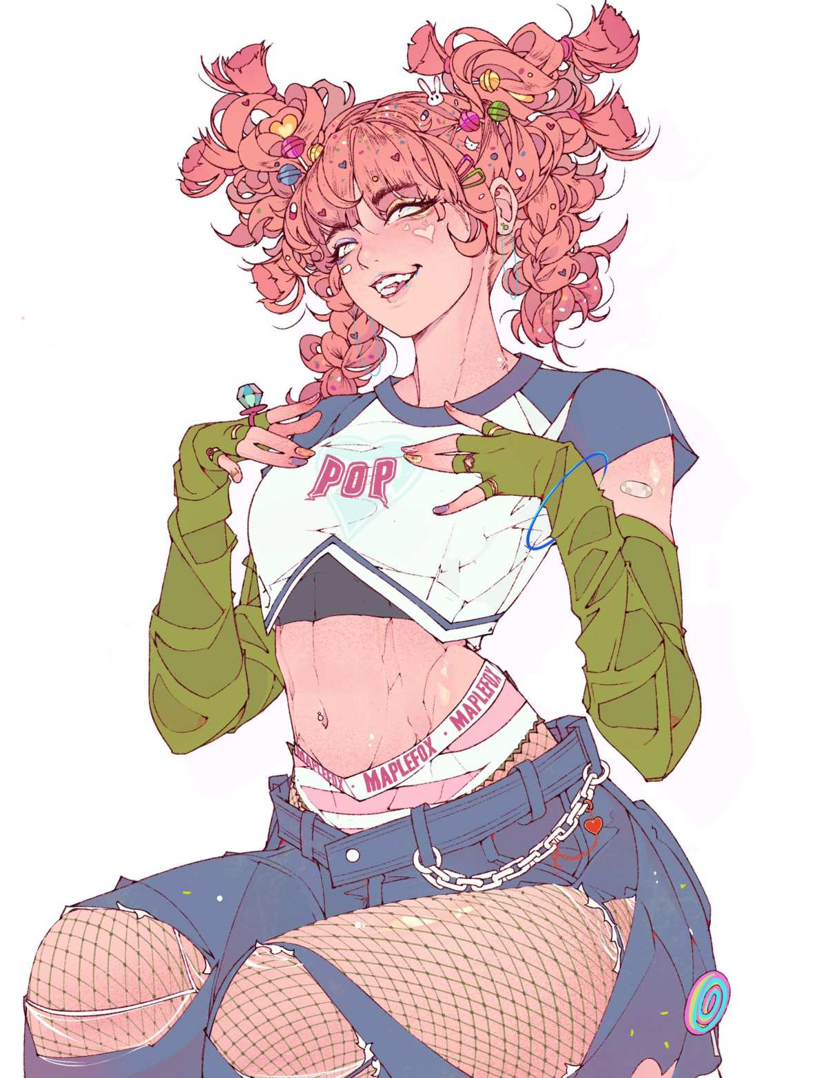 粉色双马尾女孩动态壁纸