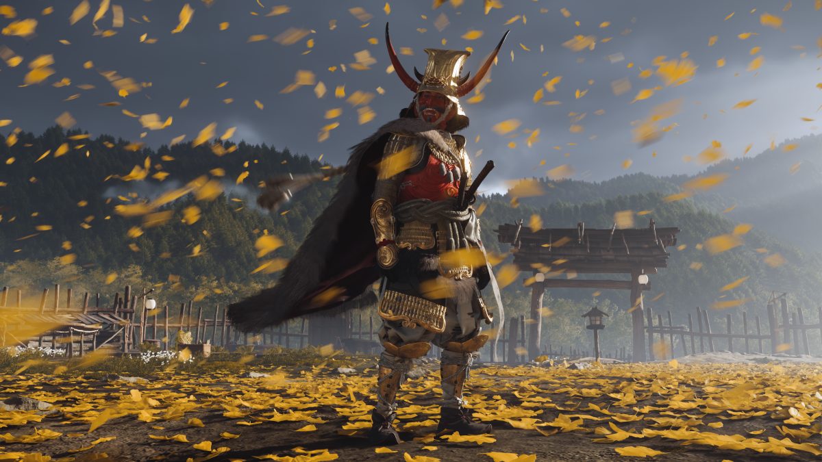 武士与秋叶