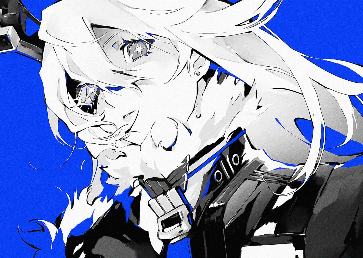 星眸长发动漫角色
