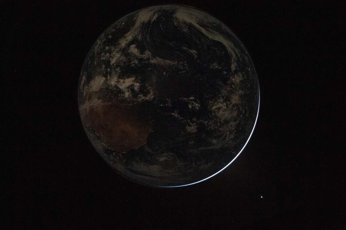 太空中的地球