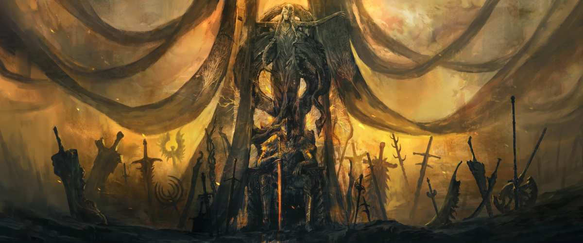《艾尔登法环》女王玛莉卡剑指苍穹