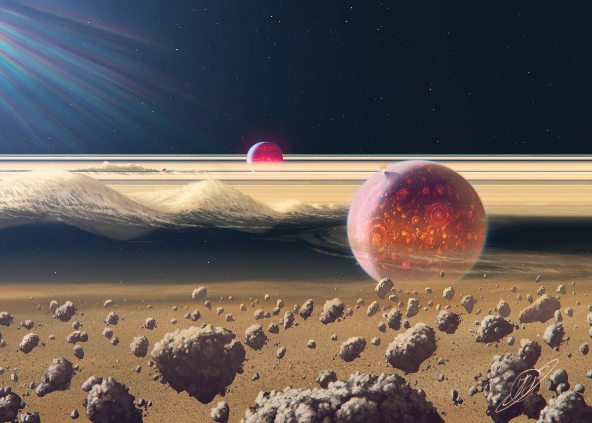 星际奇观数字艺术壁纸