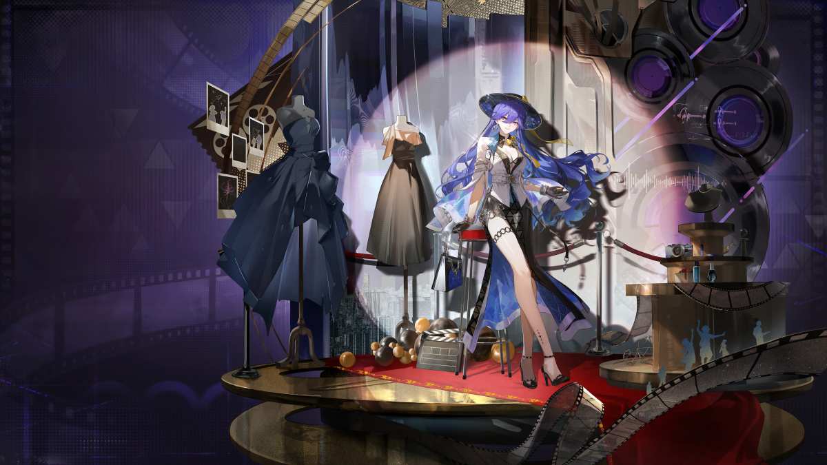 紫发少女动漫壁纸