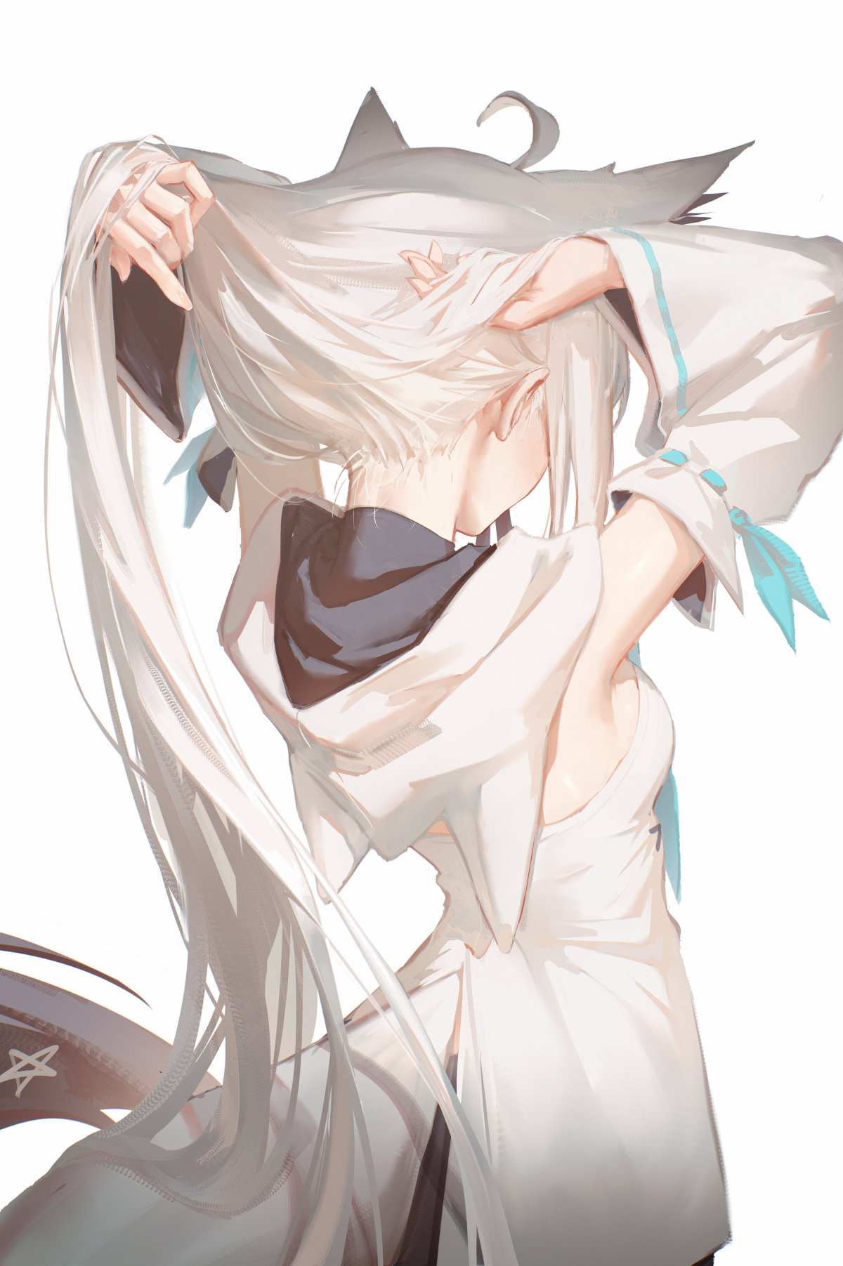 白发狐耳女孩