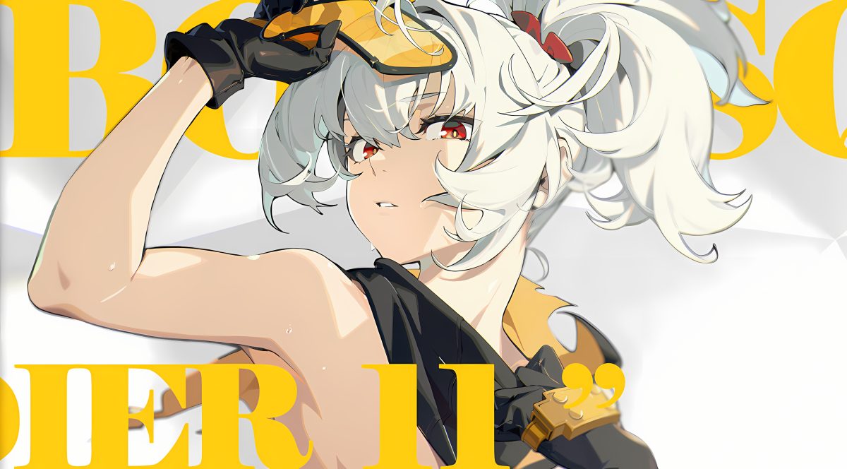 白发红眼动漫女孩