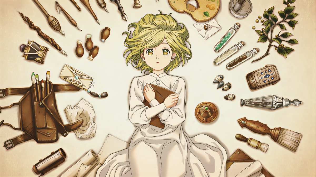 魔法少女与绘画工具