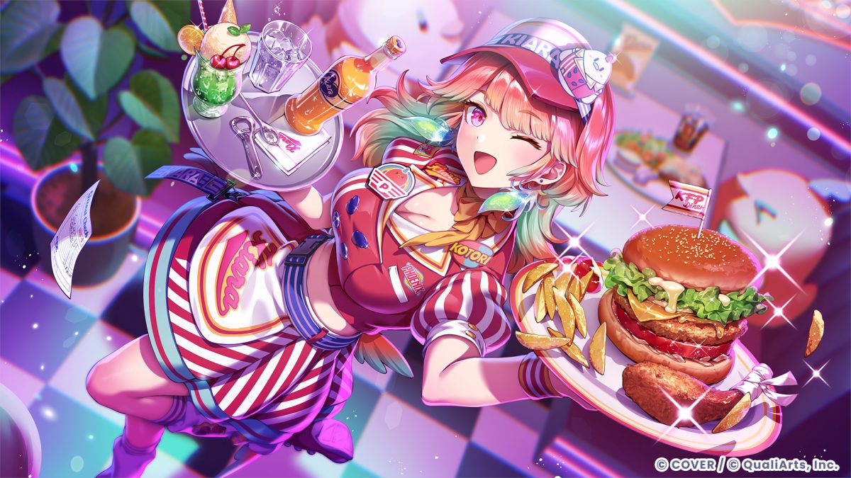 粉发少女美食盛宴