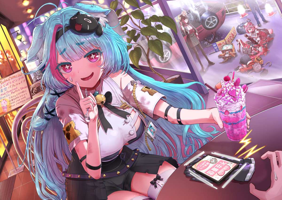 二次元少女美食时光