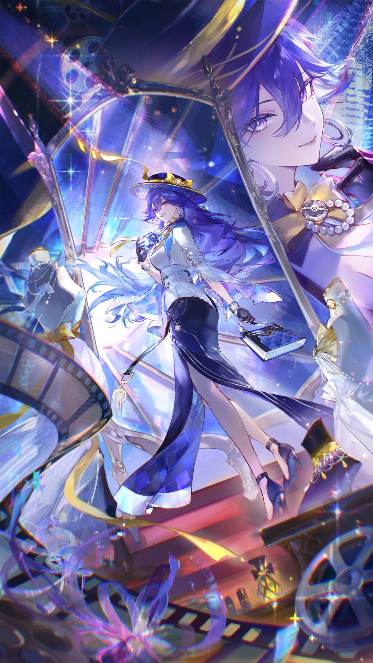 紫发女神动态壁纸