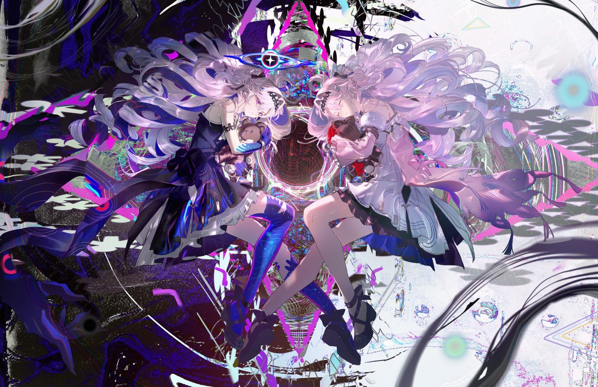 双生紫发少女
