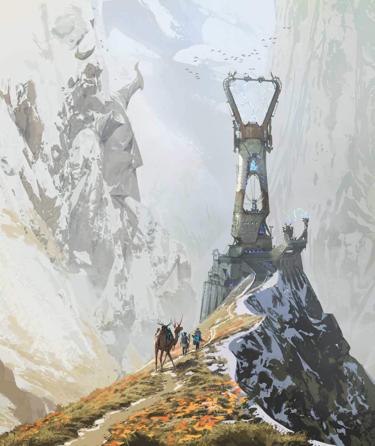 雪山上的奇幻之旅