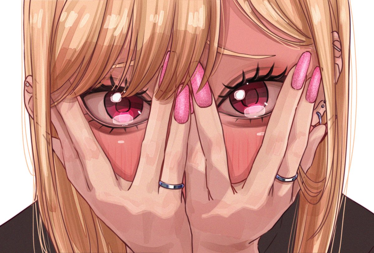 粉红眼瞳少女