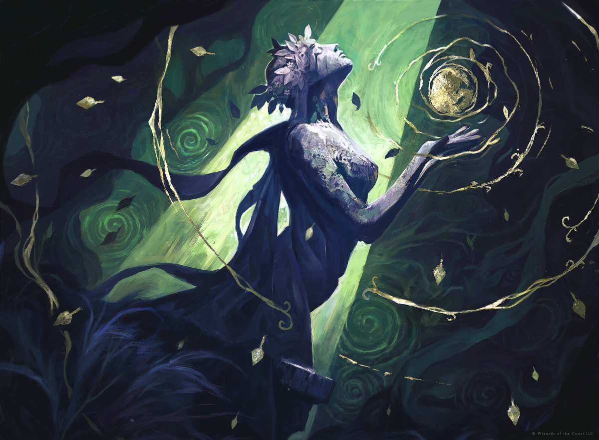 神秘女巫数字艺术壁纸