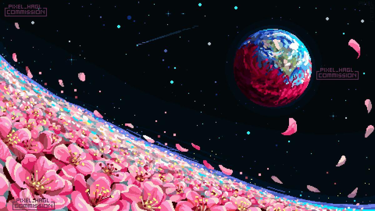 像素太空花语
